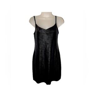 Vintage RALPH Ralph Lauren Y2K Never Worn Animal  Print Black Dress Size M